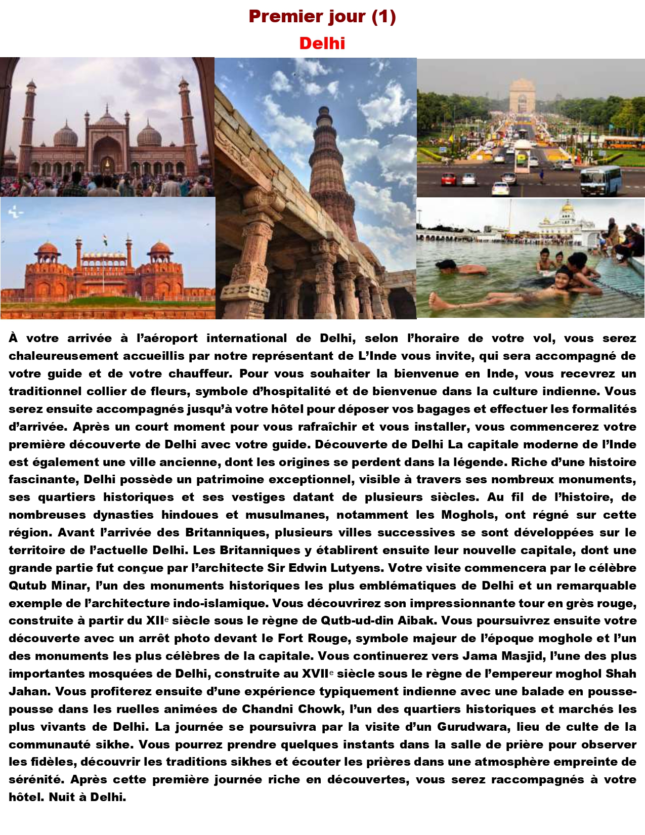 Voyage en Inde - Page 1